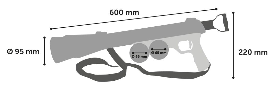 BAZOOKA SHOOTER + TENNISBAL